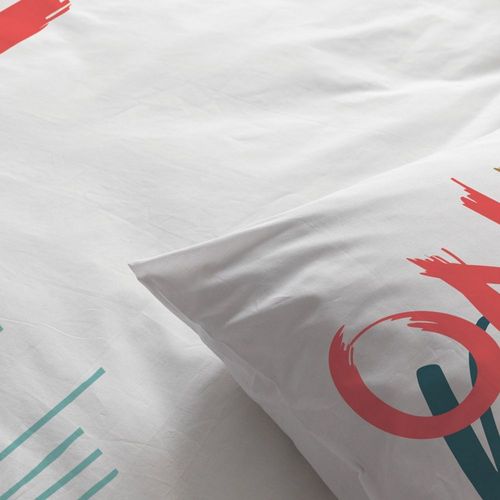 Housse De Couette 240x260 Cm + 2 Taies D'oreiller 65x65 Cm Coton Only