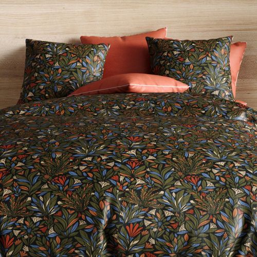 Housse De Couette Réversible 220x240 Cm + 2 Taies D'oreiller 63x63 Cm Percale De Coton Bogota