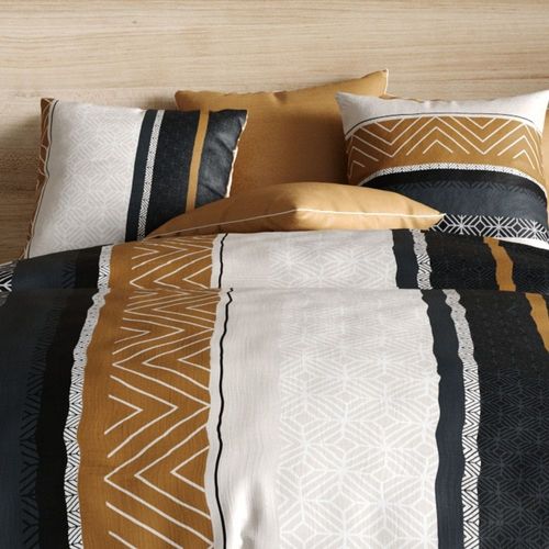 Housse De Couette 220x240 Cm + 2 Taies D'oreiller 63x63 Cm 100% Coton 57 Fils Trophé