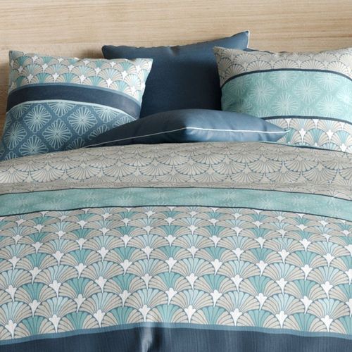 Housse De Couette 240x260 Cm + 2 Taies D'oreiller 63x63 Cm 100% Coton 57 Fils Zircon