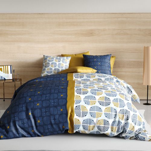 Housse De Couette 240x260 Cm + 2 Taies D'oreiller 63x63 Cm 100% Coton 57 Fils Sirius