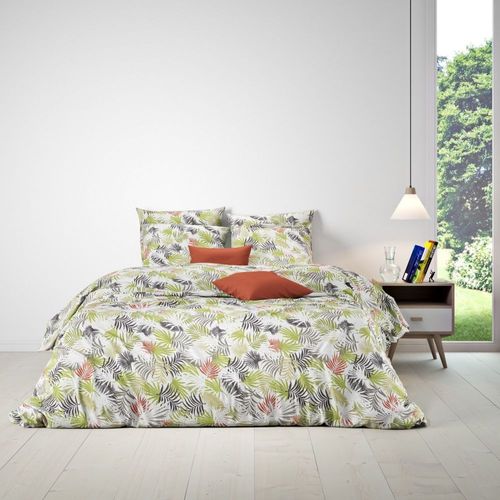 Housse De Couette 220x240 Cm + 2 Taies D'oreiller 63x63 Cm Coton 57 Fils Tokyo