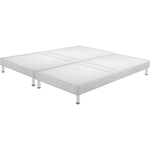Matelas + Sommier Tapissier 2x90x200 Latex - Louxor - Soutien Ferme - Made In France