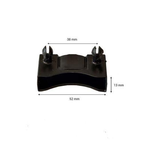 10 Lattes Grises + 20 Embouts 680x48x8 Mm - Bois 7 Plis - Remplacement Pour Sommier / BZ / Clic Clac