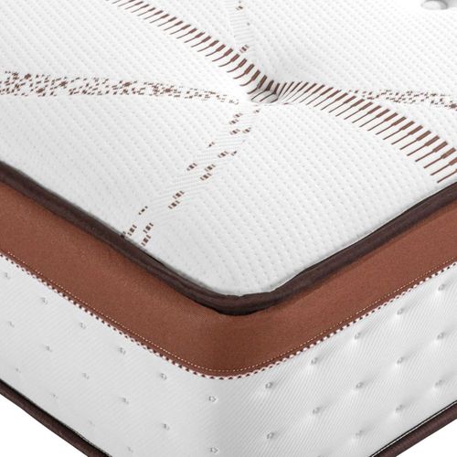 Matelas 2x80x200 Recif - Ressorts - Hauteur 30 Cm - Soutien Ferme Et Progressif