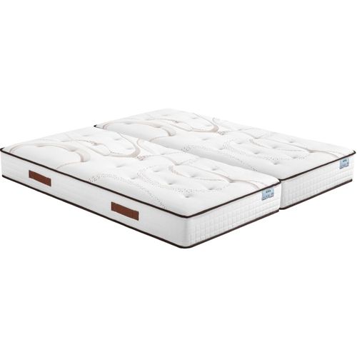 Matelas 2x90x190 Repere - Ressorts Ensachés - Hauteur 26 Cm - Soutien Ferme