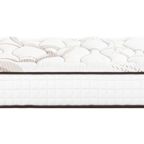 Matelas Latex 2x90x190 cm LOUXOR - Hauteur 21 Cm - 3 Zones - Soutien Ferme