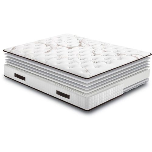 Matelas Mousse 2x90x190 MAMBO - Hauteur 21 Cm - Soutien Ferme Et Progressif