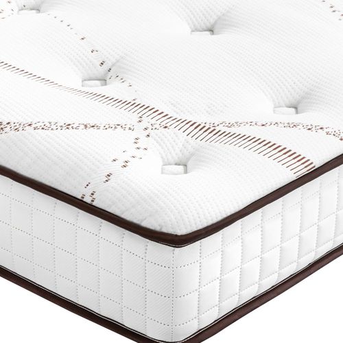 Matelas Mousse 2x90x190 MAMBO - Hauteur 21 Cm - Soutien Ferme Et Progressif