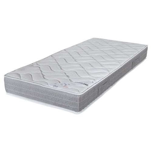 Matelas Maryland + Sommier Sr15 - 80x200 - Mousse - Hauteur 20 Cm - Soutien Ferme