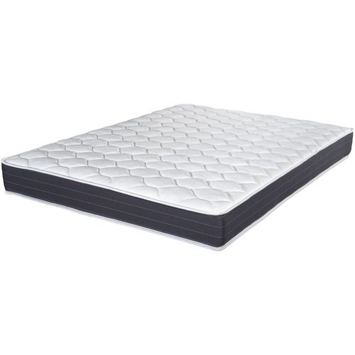 Matelas Record + Sommier Newkit - 160x200 - Ressorts - Hauteur 22 Cm - Soutien Ferme