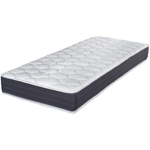Matelas Record + Sommier Newkit - 90x190 - Ressorts - Hauteur 22 Cm - Soutien Ferme
