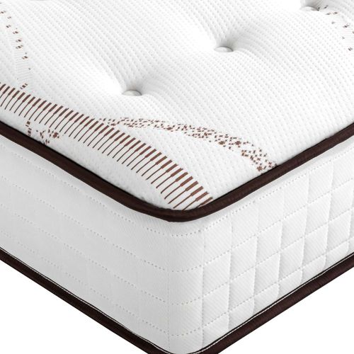 Matelas Repere + Sommier Sr15 - 90x190 - Ressorts - Hauteur 26 Cm - Soutien Ferme