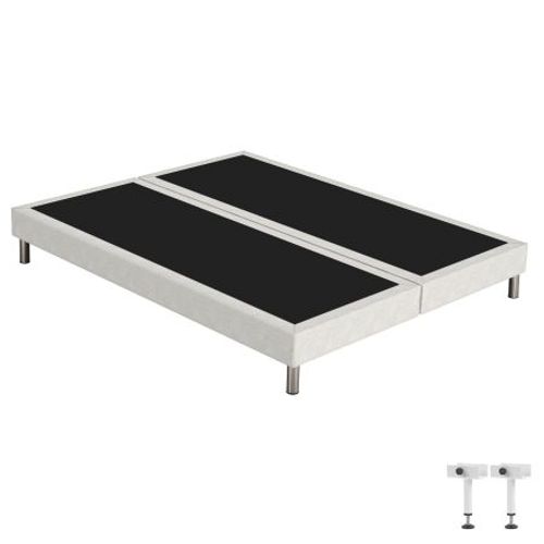 Matelas Myriade 4 + Sommier Sr15 - 180x200 - Mousse - Hauteur 23 Cm - Soutien Medium