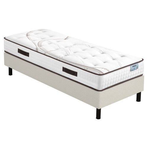 Matelas Moorea + Sommier Newkit - 90x190 - Mousse - Hauteur 25 Cm - Soutien Ferme