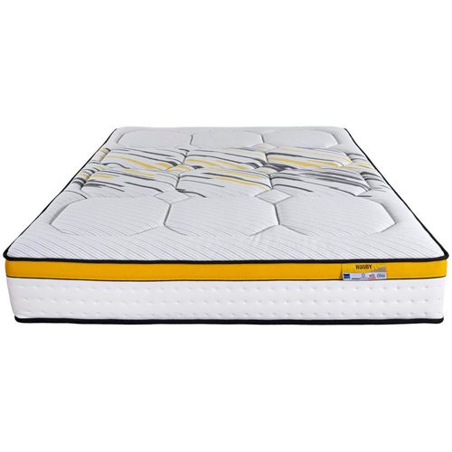 Matelas Rugby + Sommier Sr15 - 160x200 - Ressorts - Hauteur 29 Cm - Ferme