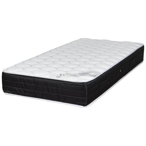 Matelas Ramage + Sommier Newkit - 90x190 - Ressorts - Hauteur 25 Cm - Soutien Ferme