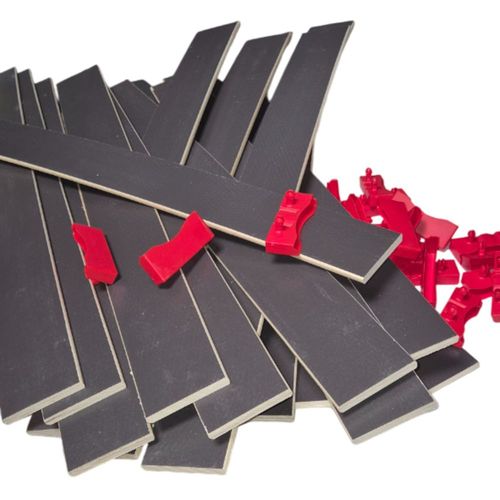 15 Lattes + Embouts - 680x68x8 Mm - Pour Sommier / BZ / Clic Clac