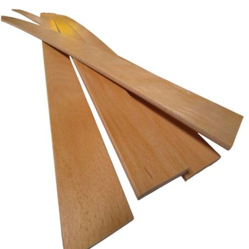 5 Grandes Lattes 160 Cm 1600x53x9 Mm - Bois 7 Plis - Remplacement Pour Sommier / BZ / Clic Clac