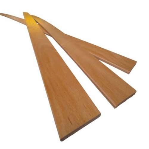 3 Grandes Lattes 160 Cm 1600x53x9 Mm - Bois 7 Plis - Remplacement Pour Sommier / BZ / Clic Clac