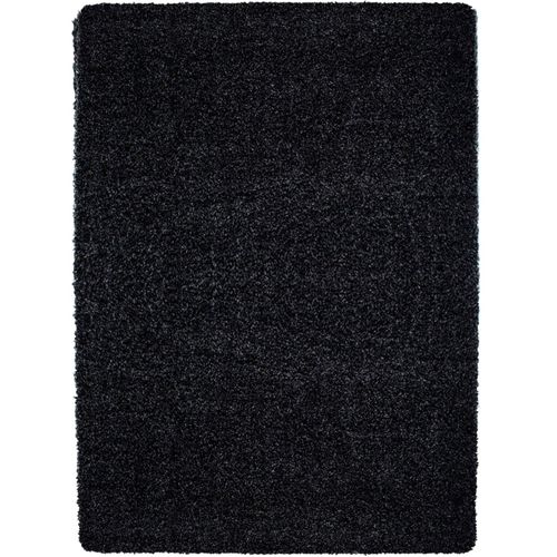 Shaggy - Tapis Uni à Poils Longs - Anthracite 080 X 250 Cm