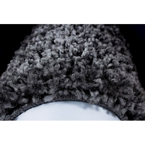 Shaggy - Tapis à Bordures - Gris 060 X 110 Cm