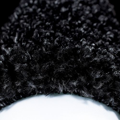 Shaggy - Tapis à Bordures - Gris Foncé 200 X 290 Cm
