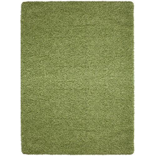Shaggy - Tapis Uni à Poils Longs - Vert 200 X 290 Cm