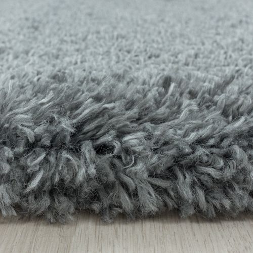 Moelleux - Tapis Cosy à Poils Longs - Gris Clair 080 X 150 Cm