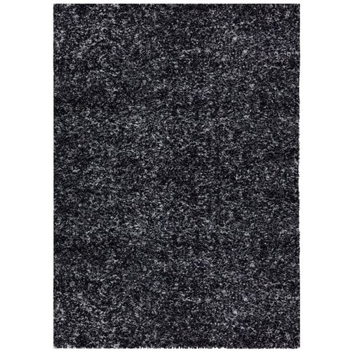 Cosy - Tapis à Poils Longs 30mm - Anthracite Et Gris 060 X 110 Cm