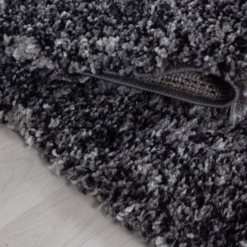 Cosy - Tapis à Poils Longs 30mm - Anthracite Et Gris 160 X 230 Cm