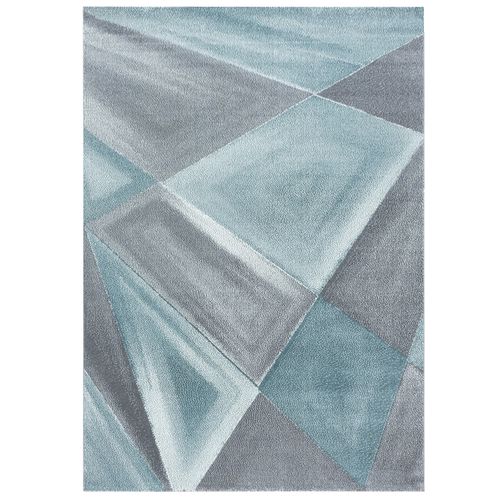 Pastel - Tapis Couleur Pastel - Bleu et Gris 120 X 170 Cm