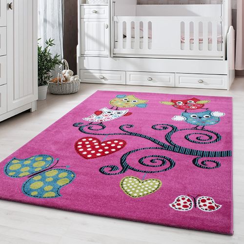 Love - Tapis D'enfant - Rose 080 X 150 Cm
