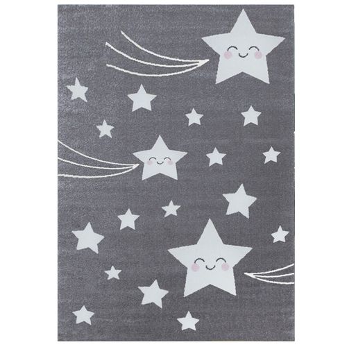 Etoiles - Tapis Enfant - Gris 160 X 230 Cm