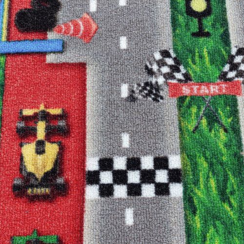 Cars - Tapis Enfant Lavable Rouge 140 X 200 Cm