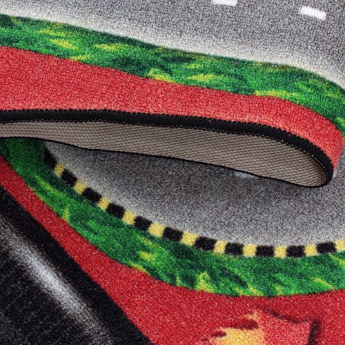 Cars - Tapis Enfant Lavable Rouge 120 X 170 Cm