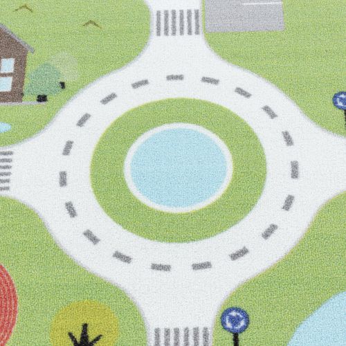 Circuit - Tapis Enfant Lavanle Vert 140 X 200 Cm
