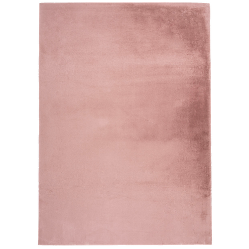 Tapis De Fourrure Velours Rose Poudré 200x290cm