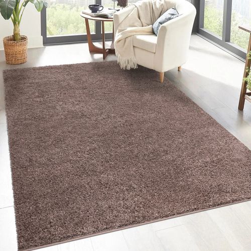 Tapis à Poils Longs Softy Mocca 80x300cm