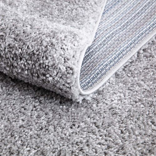 Tapis à Poils Longs Softy Gris Souris 230x320cm