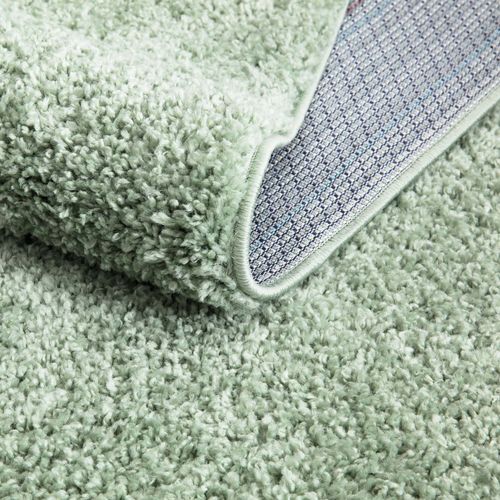 Tapis à Poils Longs Softy Vert Amande 80x150cm