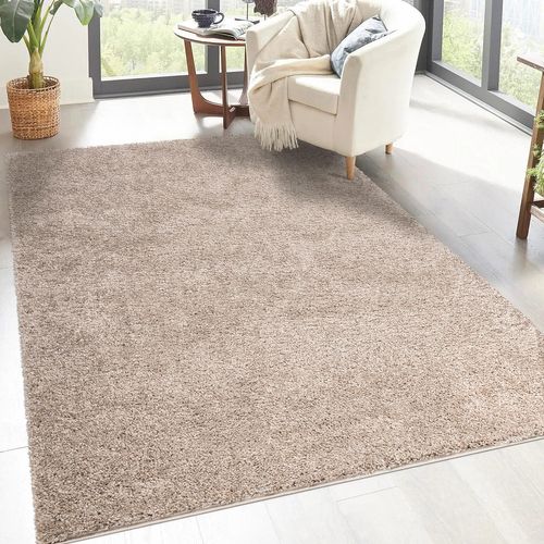 Tapis à Poils Longs Softy Sable 120x170cm