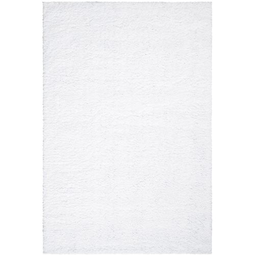 Tapis à Poils Longs Softy Blanc Neige 150x150cm