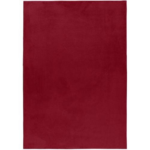 Tapis Fausse Fourrure Toucher Doux Rouge 240x340cm