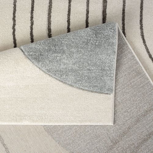 Tapis Bohème Chic Crème Et Gris 200x290cm