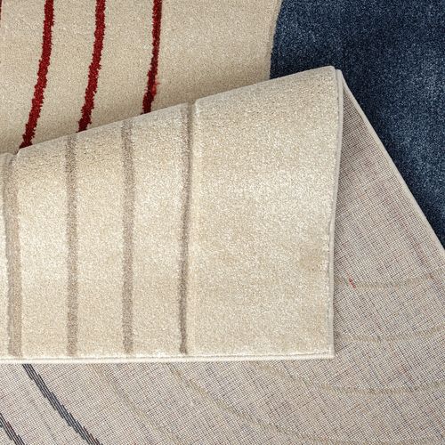 Tapis Bohème Chic Crème Et Multicolore 200x290cm