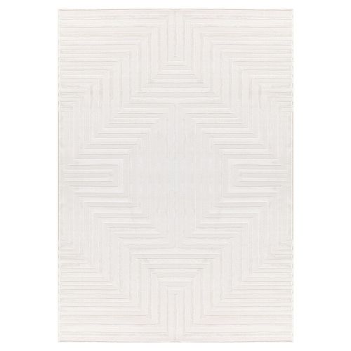 Tapis Rifi Laineux à Motif En Relief Crème 280x370cm