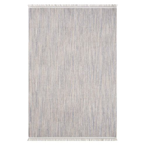 Tapis Nova Laineux à Franges Gris 200x290cm