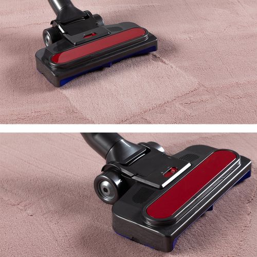 Tapis Lavable Rond En Microfibre Douce - Rose Poudré 120x120cm