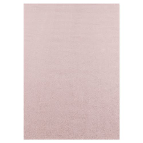 Tapis Lavable En Microfibre Douce - Rose Poudré 240x340cm